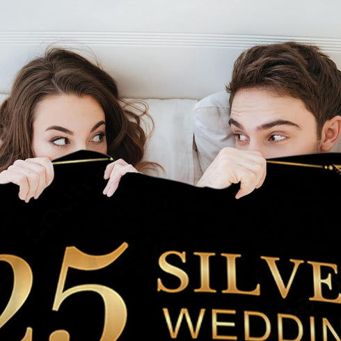 Golden Wedding Anniversary Blanket A Perfect Gift for Your Parents